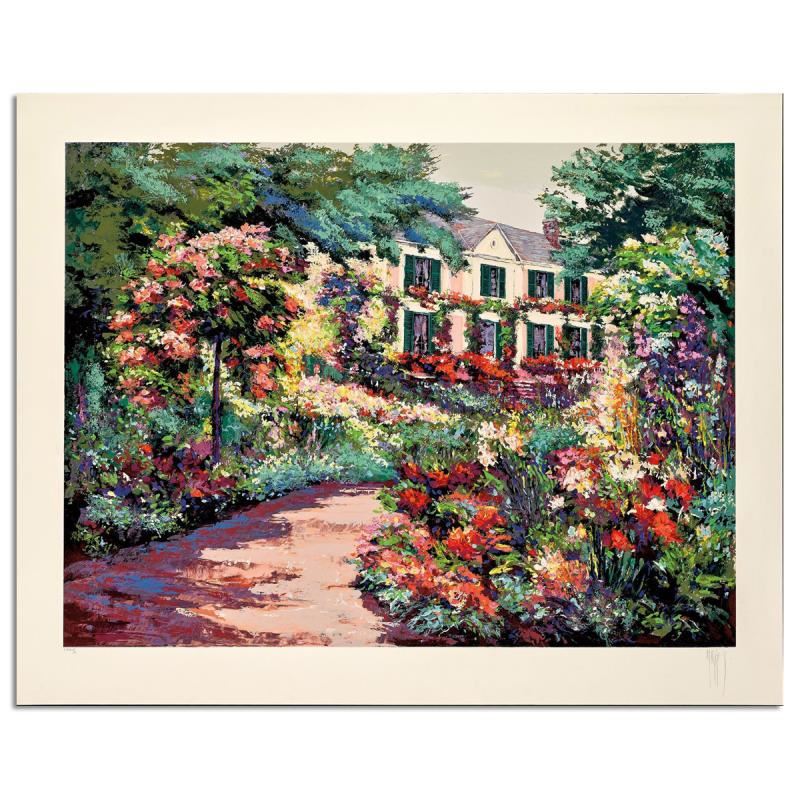 Roses At Giverny by Mark King (1931-2014)