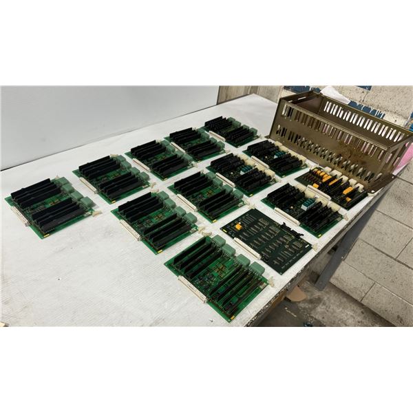 Lot of Misc. Circuit Boards and Rack