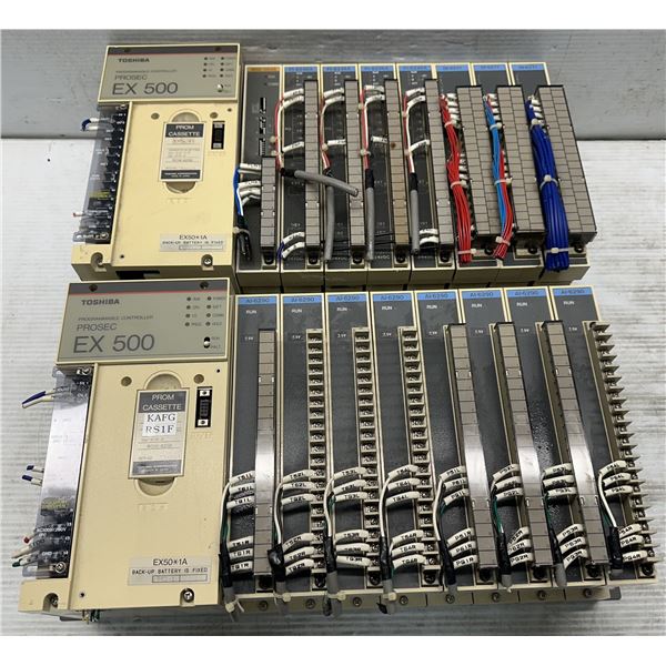 (2) Toshiba #EX500 Programmable Controllers