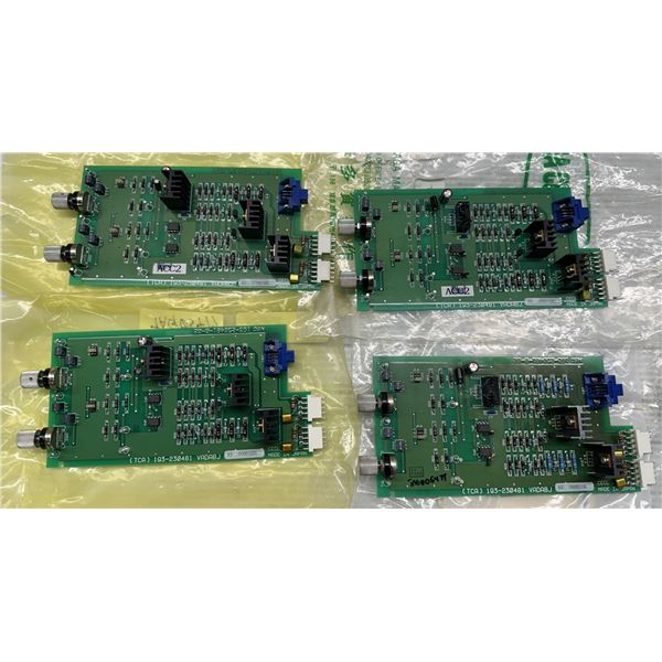 (4) NEC #193-250481-B-02 Circuit Boards