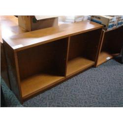 Mocha Maple Low  Bookcase