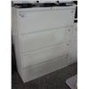 Image 1 : White 4 Drawer Lateral File