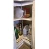 Image 5 : ALL CONTENTS OF LOWER CABINET AND RIGHT SIDE COUNTER TOP