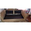 Image 1 : BEIGE SOFA/HIDE-A-BED MICRO FIBRE - EXELLENT SHAPE