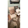 Image 1 : BEIGE RECLINER AND ROCKING CHAIR WITH GLIDER AND OTTOMAN