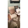 Image 2 : BEIGE RECLINER AND ROCKING CHAIR WITH GLIDER AND OTTOMAN