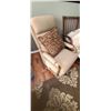 Image 3 : BEIGE RECLINER AND ROCKING CHAIR WITH GLIDER AND OTTOMAN