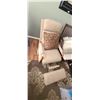 Image 6 : BEIGE RECLINER AND ROCKING CHAIR WITH GLIDER AND OTTOMAN
