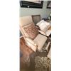 Image 7 : BEIGE RECLINER AND ROCKING CHAIR WITH GLIDER AND OTTOMAN