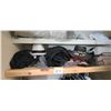 Image 14 : BED FRAME/BOX SPRING PLUS ALL ITEMS IN LEFT SIDE CLOSET INCL BLACK HAWKS JERSEY