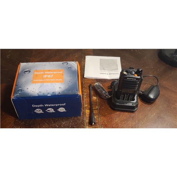 ONE IP 67 TWO WAY RADIO