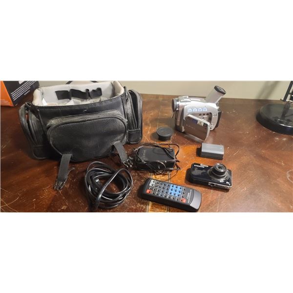 NON DIGITAL VIDEO CAMERA AND SAMSUNG PL121 CAMERA