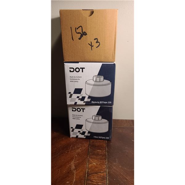 THREE SETS OF FILTERS FOR MIRA MOD CH-6H