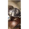 Image 7 : STAINLESS STEEL POT, KETTLE, EGG POACHER AND MISC