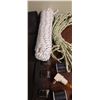 Image 3 : BOX WITH TWO 100 ROLLS OF ROPE AND SEWING SUPPLIES