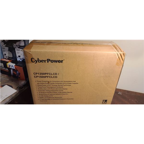 NEW CYBER POWER BACK UP BATTERY SUPPLY / SURGE PROTECTOR CP 350
