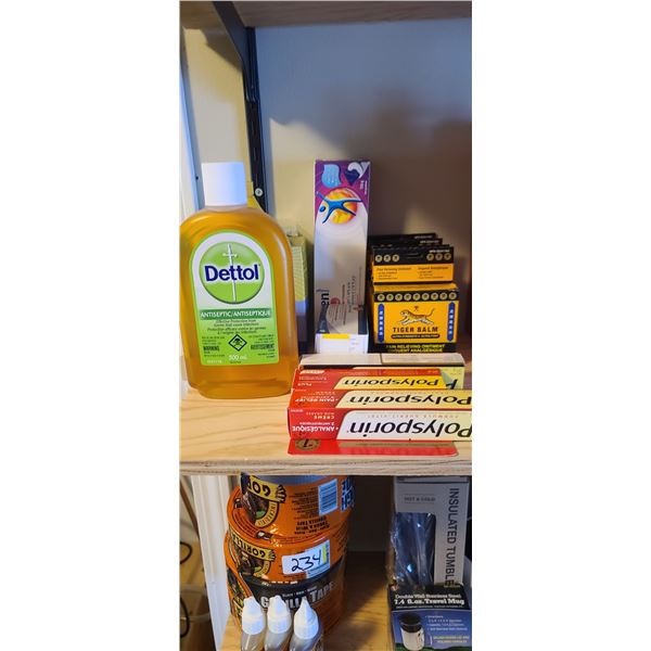 4 CONTAINERS OF TIGER BALM, VOLTERAN, AND OTHER PLEASE SEE IMAGES