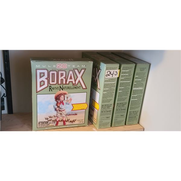 4-1.84KG BOXES OF BORAX