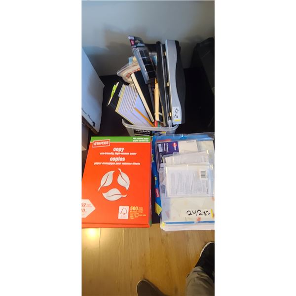 LARGE AMOUNT OF OFFICE SUPPLIES