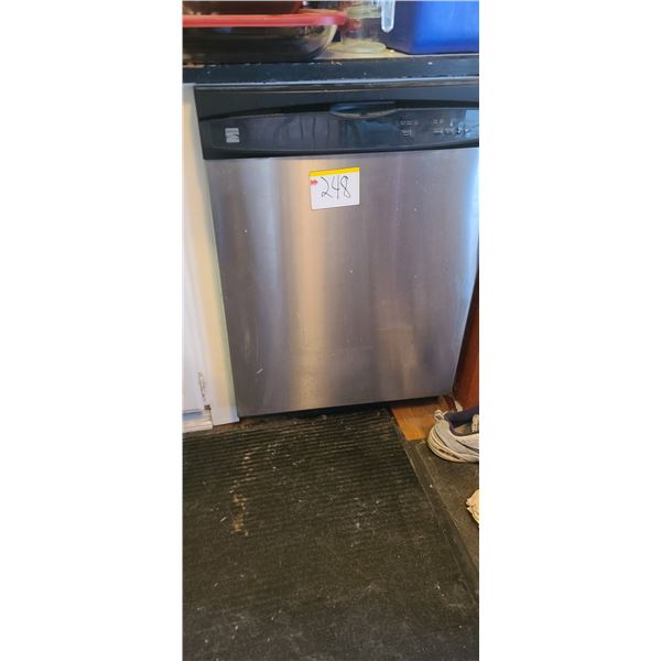 KENMORE BUILT IN DISHWASHER STAINLESS STEEL - BUYER MUST REMOVE