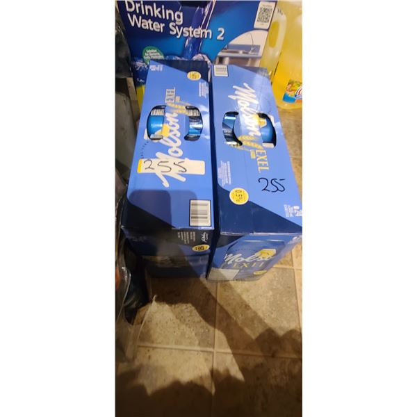 TWO 24 CASES OF MOLSON 0.05% BEER