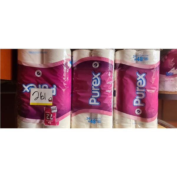 72 ROLLS OF TOILET PAPER