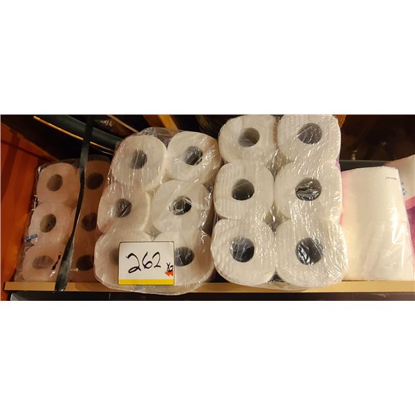 76 ROLLS OF TOILET PAPER