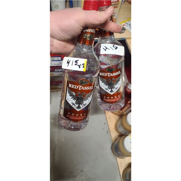 2X 1.14 L BOTTLES OF CANADIAN RED TASSEL VODKA