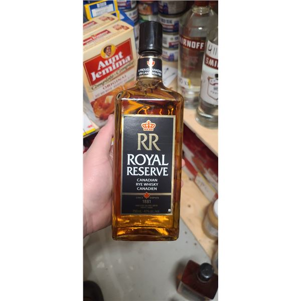 750ML BOTTLE OF RR RYE WHISKEY CANADIAN