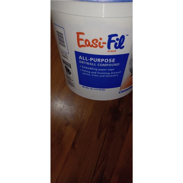 12 L PAIL OF DRYWALL MUD SEALED