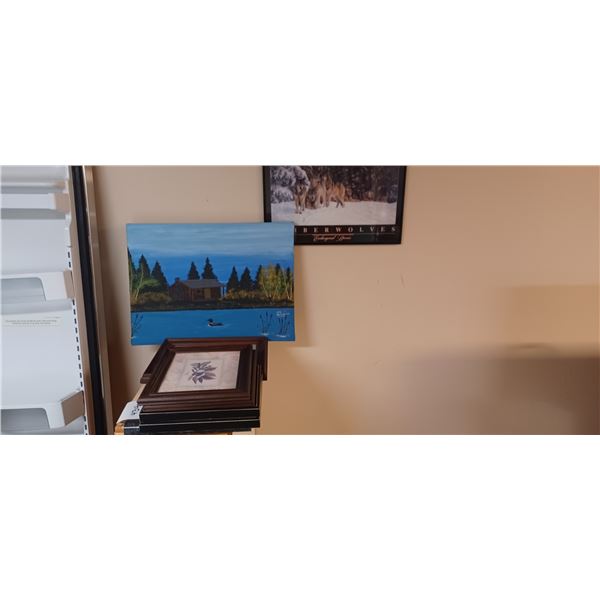 ASSORTED ART WORKS VARIOUS SIZES