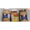 3 JARS OF CHOPPED GARLIC IN OIL SEE NOTE LOT 300A