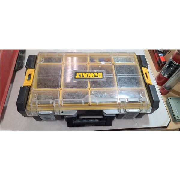 DEWALT CASE WITH SCREWS ETC