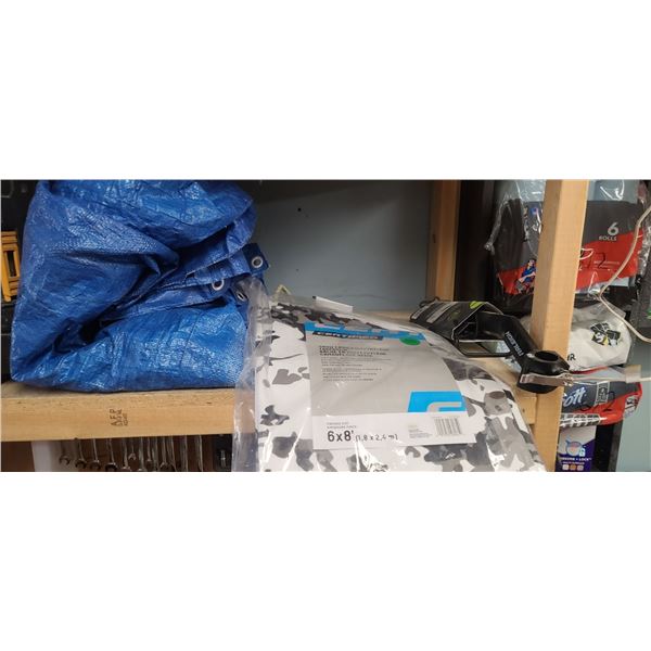 TARPS AND BICYLE REAR CARRIER