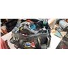 Image 1 : LARGE TOOL BAG WITH TOOLS AND HARD HATS