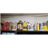 Image 2 : TWO SHELVES OF VARIOUS CLEANERS, LUBES