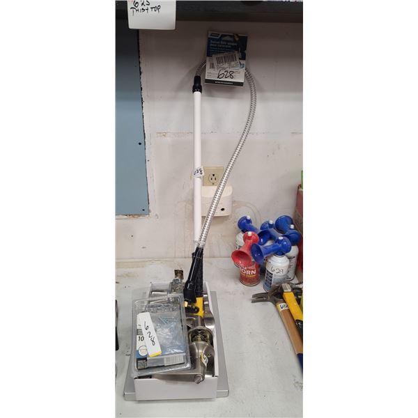 REV DRAIN CLEANER, TJREE LOCK SETS, METAL CLIP BOARD