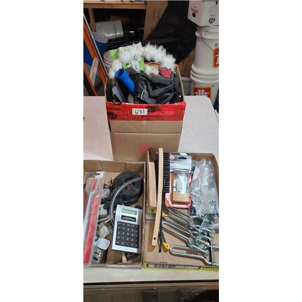 THREE BOXES OF MISC PLEASE SEE IMAGES