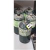 Image 2 : PROPANE BOTTLES - TWO FULL AND THREE PARTIAL