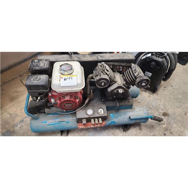 MAKITA BIG BORE 5.5HP HONDA PORTABLE AIR COMPRESSOR - HAS GOOD COMPRESSION