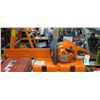 Image 2 : NEW HUSHAVARNA 445 CHAINSAW, CASE, EXTRA BARS AND CHAIN, AND OTHER ACCESSORIES
