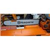 Image 4 : NEW HUSHAVARNA 445 CHAINSAW, CASE, EXTRA BARS AND CHAIN, AND OTHER ACCESSORIES