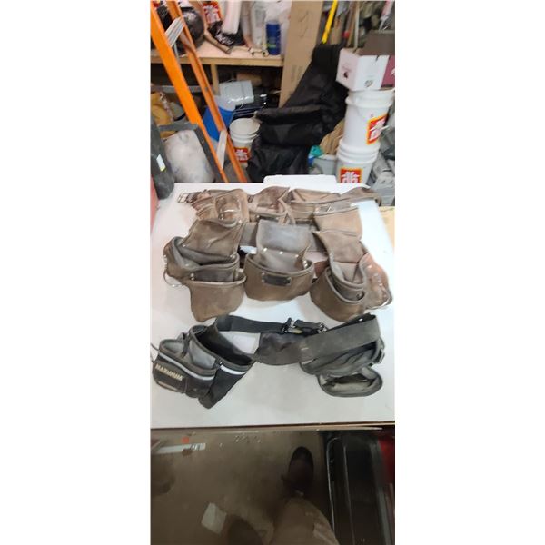 FOUR LEATHER KUNNY'S TOOL BELTS
