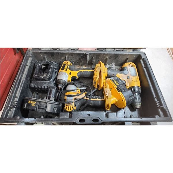 18V THREE PIECE DRIVER KIT COMES WITH CHARGER AND TWO BATTERIES