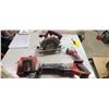 Image 1 : MILWAULKEE M18 8 1/2" CIRCULAR SAW, RECIPROCATING SAW, FLASHLIGHT, CHARGER, BATTERY AND CASE SET