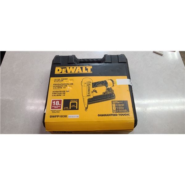NEW DEWALT DWFP 1838 CROWN STAPLER 18GA