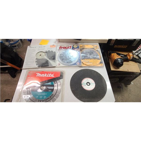 ASSORTED 8-12" SAW BLADES