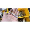 Image 14 : THREE BOXES HINGES AND ASSORTED SCREWS