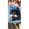 Image 2 : THREE LARGE TOTES OF PLUMBING AND ABS FITTINGS AND SUPPLIES