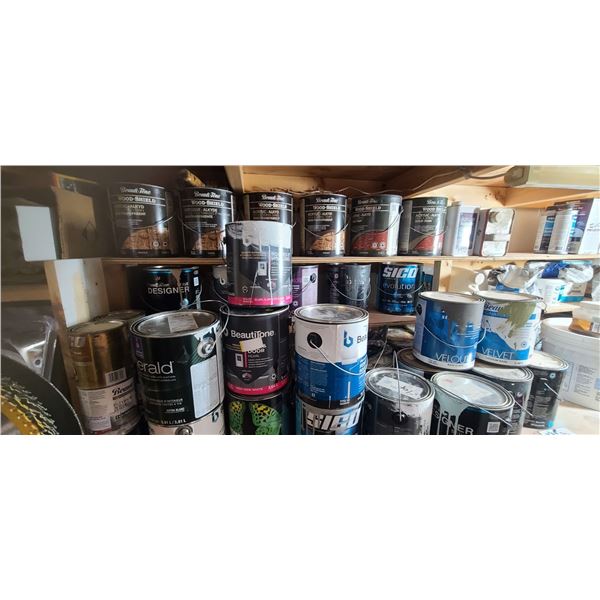 ALL PAINT ON SHELF- KEPT IN HEATED GARAGE